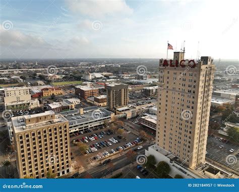 Aerial View of the Waco Skyline with the Alico Building in the ...