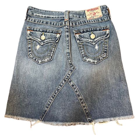 True Religion Denim Skirt, Women's Fashion, Bottoms, Skirts on Carousell