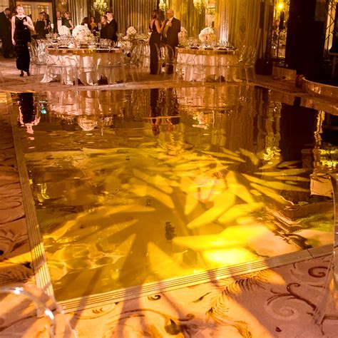 Premium Vinyl Dance Floor Wrap - Gold Mirror - Multiple Sizes