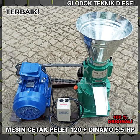Jual MESIN PENCETAK PELET PAKAN FSKL 120 / MESIN PEMBUAT PELET PAKAN ...