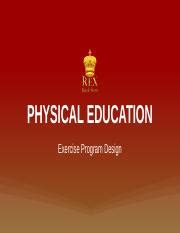 Image result for Principles of Exercise Program Design