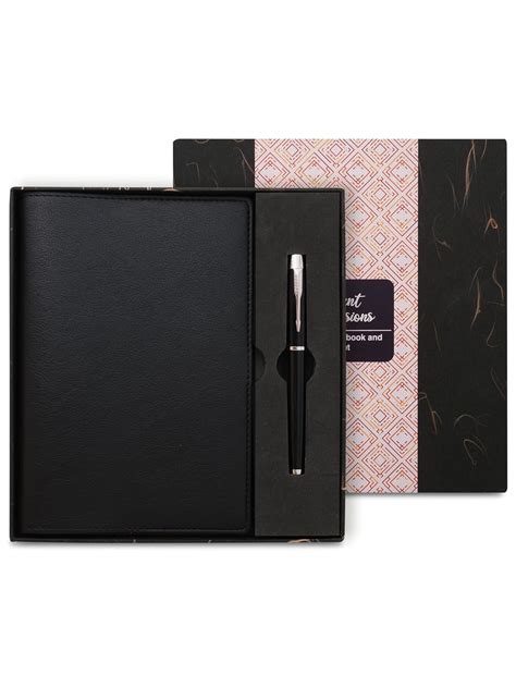 DOODLE Diary Gift Set with Pen | A5 Softbound Notebook in Refillable PU ...