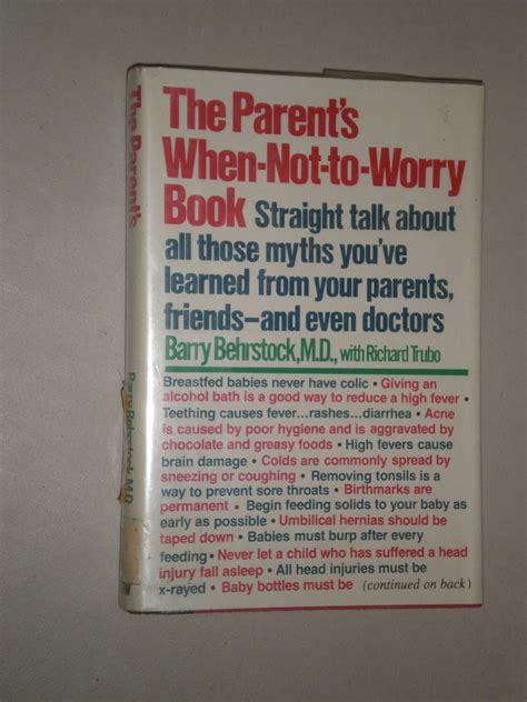 The parent's when-not-to-worry book : Amazon.in: Books