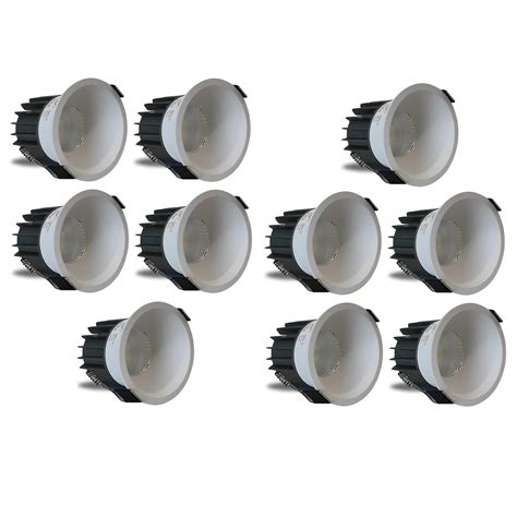 Buy D'Mak 12W White Body LED Deep COB Light | Recessed LED Ceiling ...