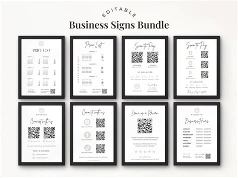 Buy Price List Template Scan to Pay Template Beauty Price List Hair ...