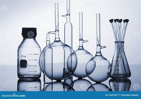 Glass Bottle,flasks and Beakers Stock Image - Image of pharmacy ...