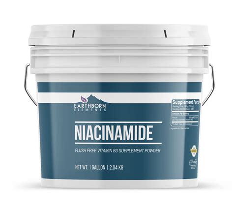 Earthborn Elements Niacinamide 1 Gallon Flush Free Vitamin B3 ...