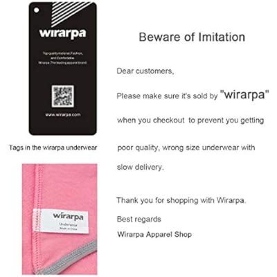 Buy wirarpa Ladies Cotton Stretch Knickers Low Rise Underwear for Women ...