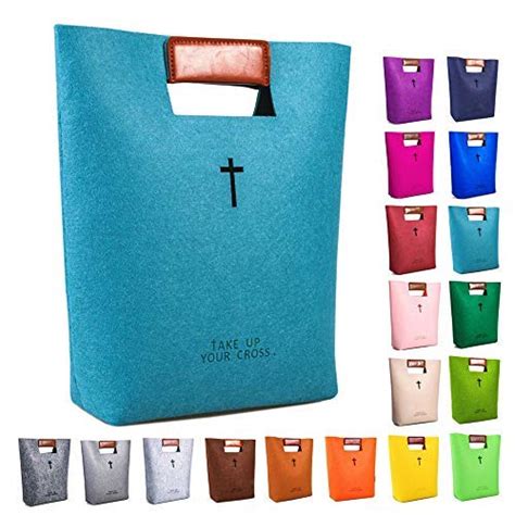 Buy AGAPASS Bible Bag,Bible Tote,Bible Carrying Case, Felt Bible Tote ...