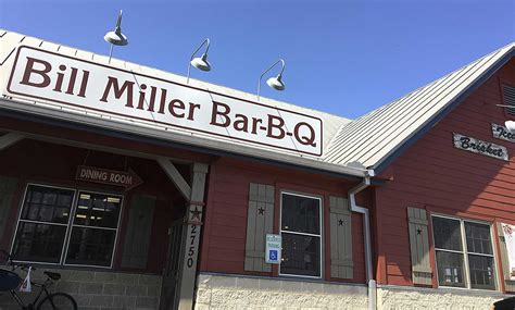 Bill Miller Bbq Menu
