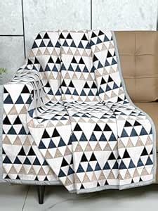 SARAL HOME EASY LIVING Saral Home Chenille 1 Seater Sofa Cover Throw ...