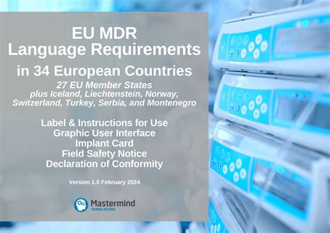 EU Update 2024: MDR Language Requirements for Medical Devices