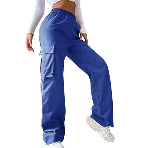 Petite Cargo Pants For Women High Waisted Trendy Lightweight Joggers ...