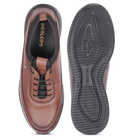 Buy Healers Casual Tan Lacing Shoes For Men A576-07 By Liberty