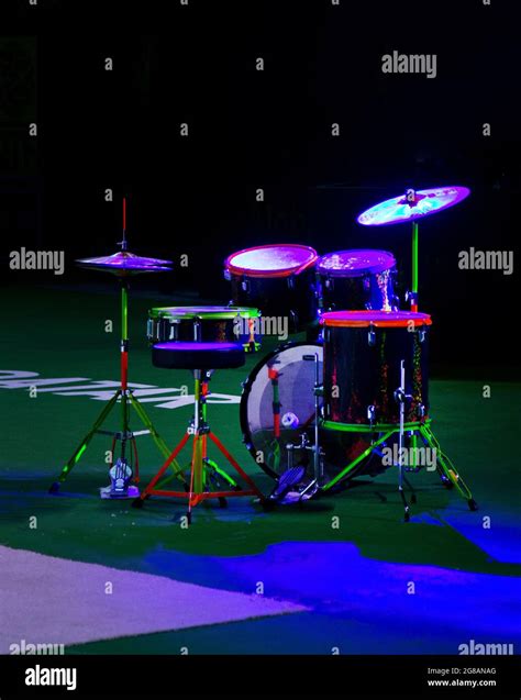 Acoustic Drum Sets QATAR Stock Photo - Alamy