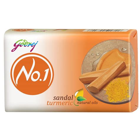 Buy Godrej No.1 Bathing Soap Sandal & Turmeric Grade 1 Soap & Long ...