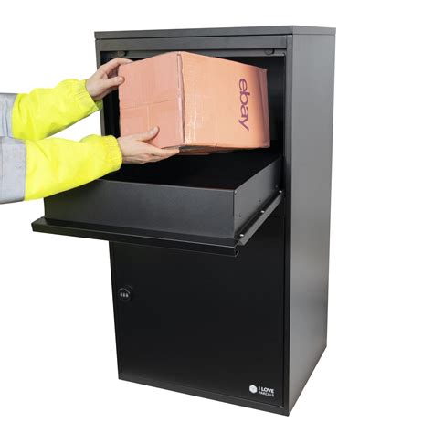 Manhattan Extra Large Parcel Drop Box - Black