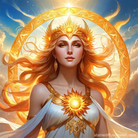 Greek Goddess of the Sun | Stable Diffusion Online
