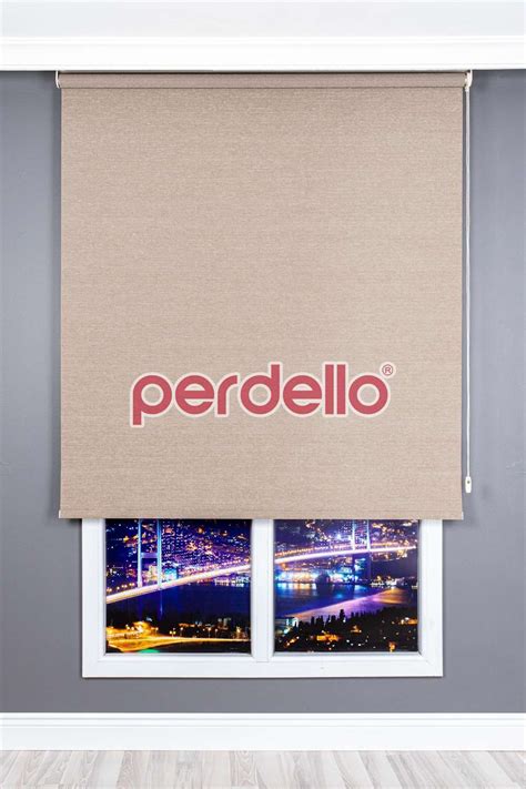 Bej Akustik Stor Perde Fiyatları - Perdello.com