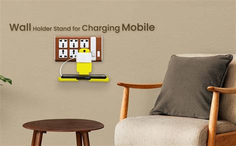 GOCIO Mobile Holder for Wall Mobile Holder with Strips, Charging Holder ...