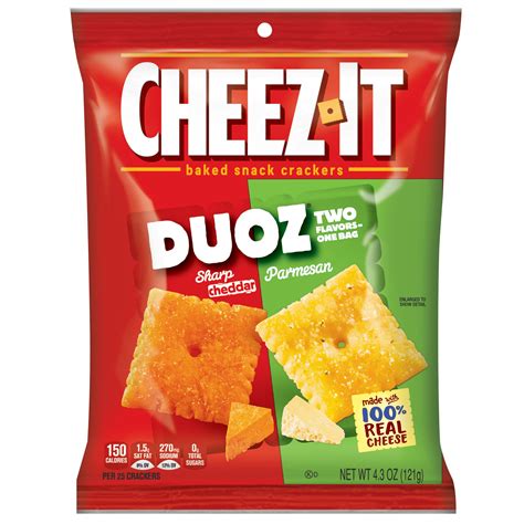 Cheez-It Duoz® Sharp Cheddar & Parmesan Crackers