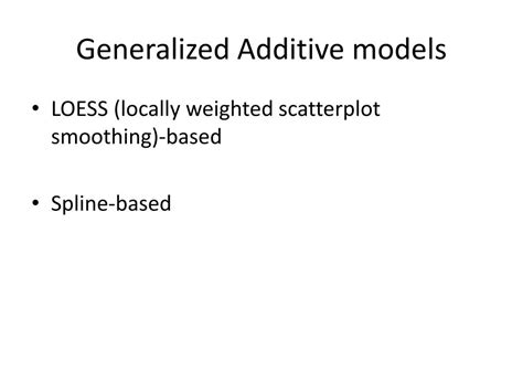 Image result for Generalized Additive Models Trees Chart