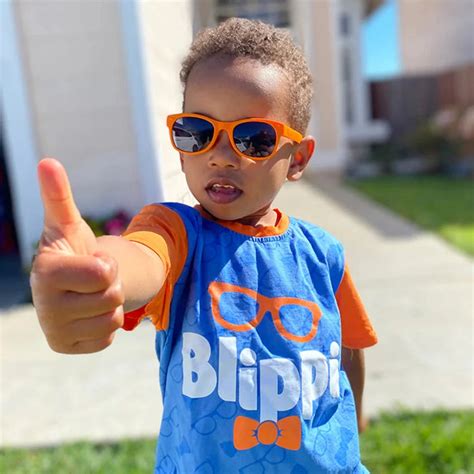 Roshambo Blippi Shades Junior Sunglasses -Orange Frame — Toycra
