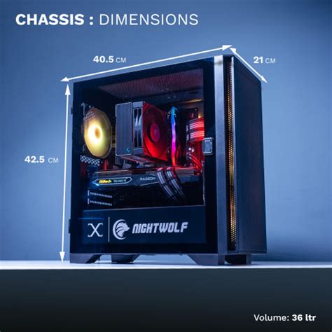 XRIG NIGHTWOLF V3 AMD RYZEN 5 7600 (6 Cores 12 Threads 5.1GHz) (16 GB ...