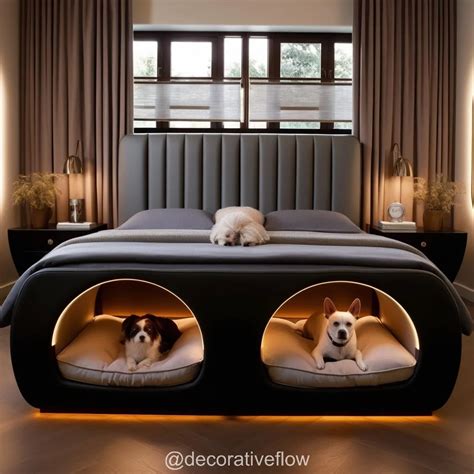 Ultimate Coziness: Explore the Charm of beds with built in dog bed pods