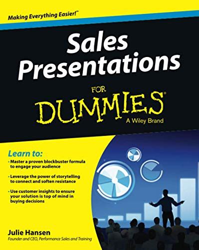 Buy Sales Presentations For Dummies Book Online at Low Prices in India ...