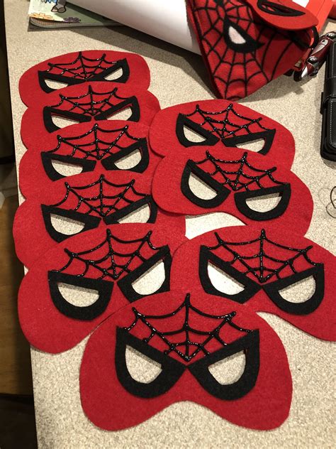 DIY SpiderMan Masks | Cumpleaños de super heroes, Cumpleaños spiderman ...