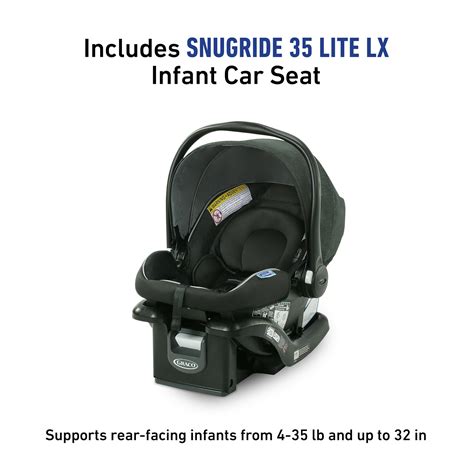 Graco Modes 3 Lite DLX Travel System with SnugRide 35 Lite LX Infant ...