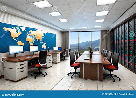 Network Operations Center White Royalty-Free Stock Image | CartoonDealer.com #77466034