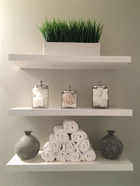 Bathroom floating shelf - trqery