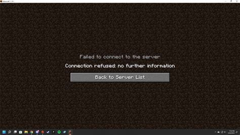 Image result for Connection Refused Error Minecraft