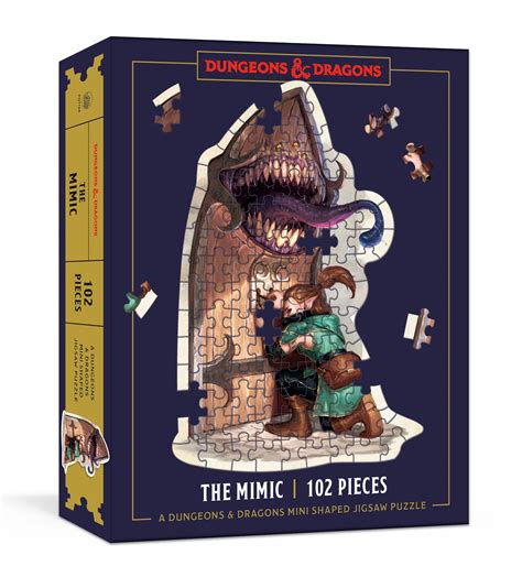 Dungeons & Dragons Mini Shaped Jigsaw Puzzle: The Mimic Edition by ...