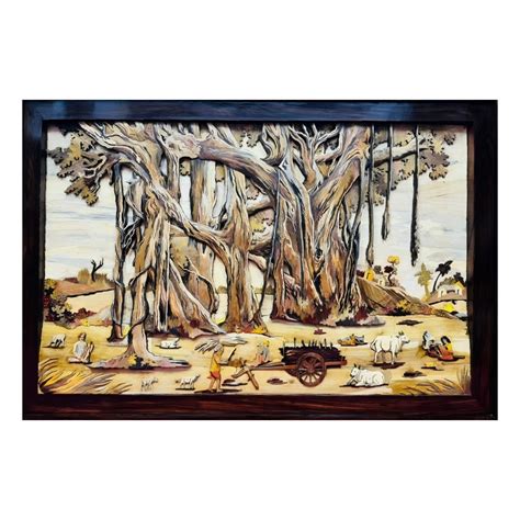 Gramvriksha Roswood Inlay Painting – The Artisania