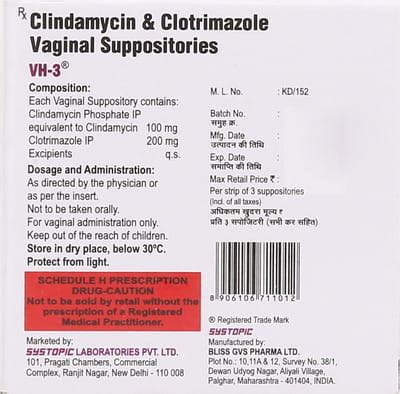 Vh 3 S Vaginal Suppositories: Uses, Side Effects, Price, Dosage & More ...