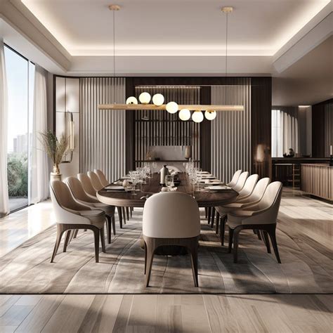 Wooden Spiral LED Pendant | Dining room design modern, Long dining room ...