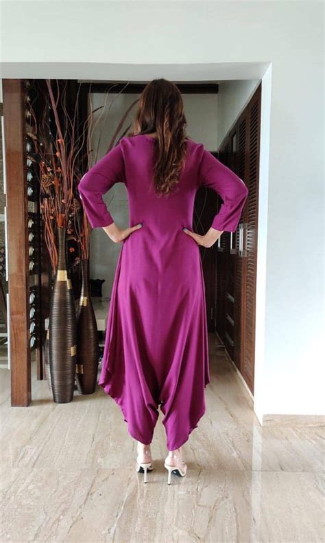 Purple Embroidery Jumpsuit – Label DC