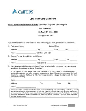 LTCG CLM-001 Online Claim Form - Blank Fillable Template | Fill Out ...