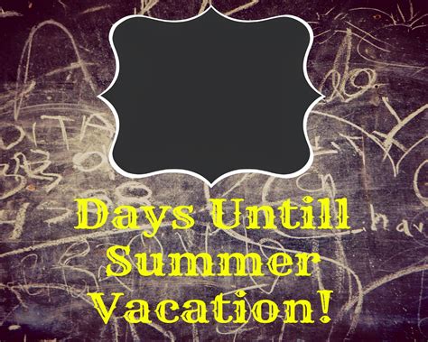 How Long Till Summer Break - 100 Days Til Summer - 100 Things We Love ...