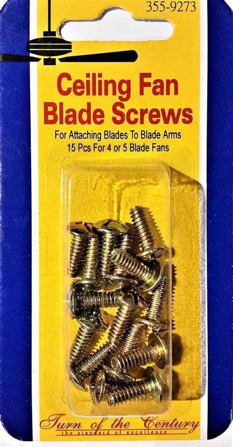 Turn of the Century Ceiling Fan Blade Screws : Amazon.in: Home & Kitchen