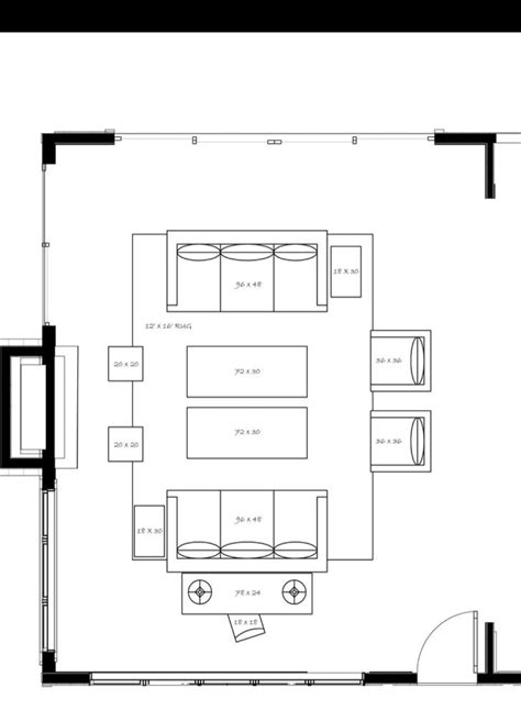 Living Room Floor Plan With Furniture at Alana Manuel blog