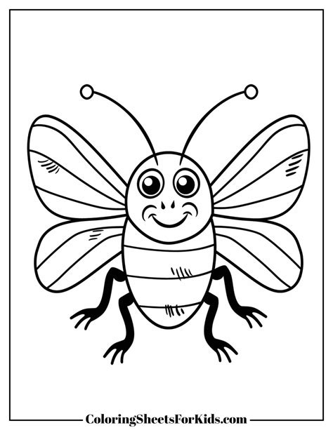 Insect Coloring Page Insect , Black And White Coloring Pages For...