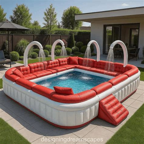 Lounge and Lather: The Blissful World of Sofa Shower Pools