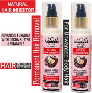 ZOYA PARIS Permanent and Natural Hair Inhibitor Cream Lotion for ...