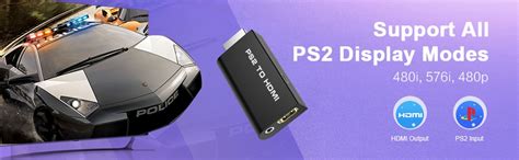 Buy CLUSPEX PS2 to HDMI Video Converter with 3.5mm Audio Output Cable ...