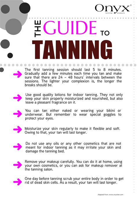 Should know before you tan | Tanning skin care, Tanning bed tips, Tanning bed