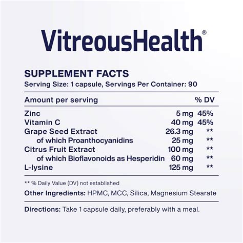 VitreousHealth - Floater Supplement (90 count) - Refocus Modern Eyecare
